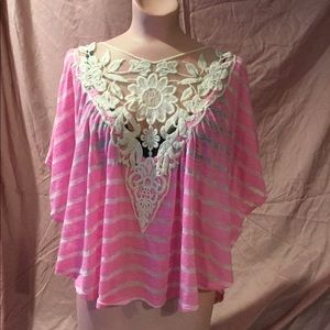 👚👚 3/$20 NO BOUNDARIES pink tops - x L/G (11-13)